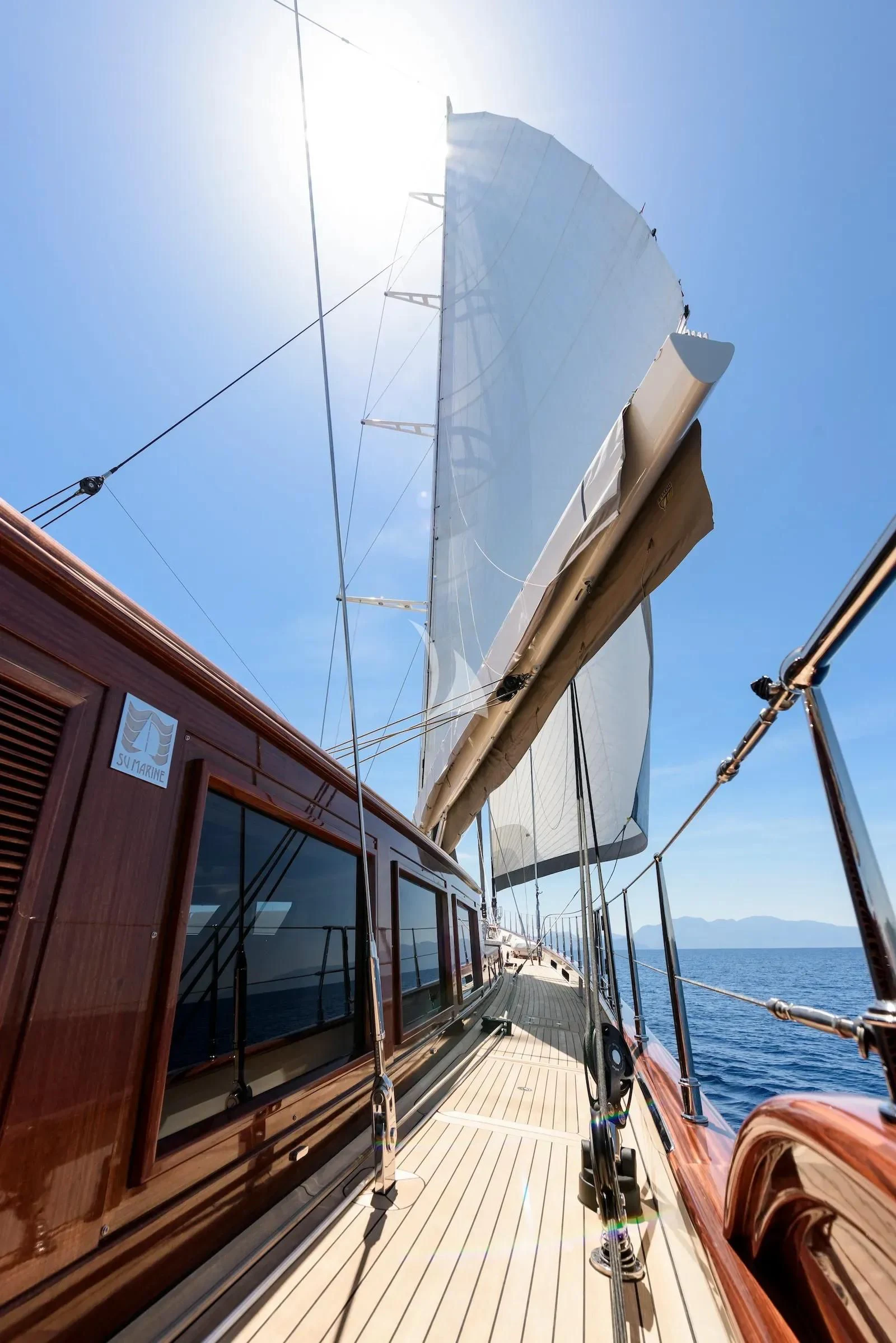 a boat on the water aboard SALLYNA Yacht for Sale