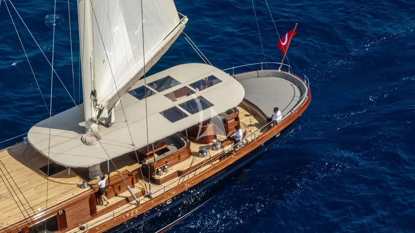 a boat on the water aboard SALLYNA Yacht for Sale