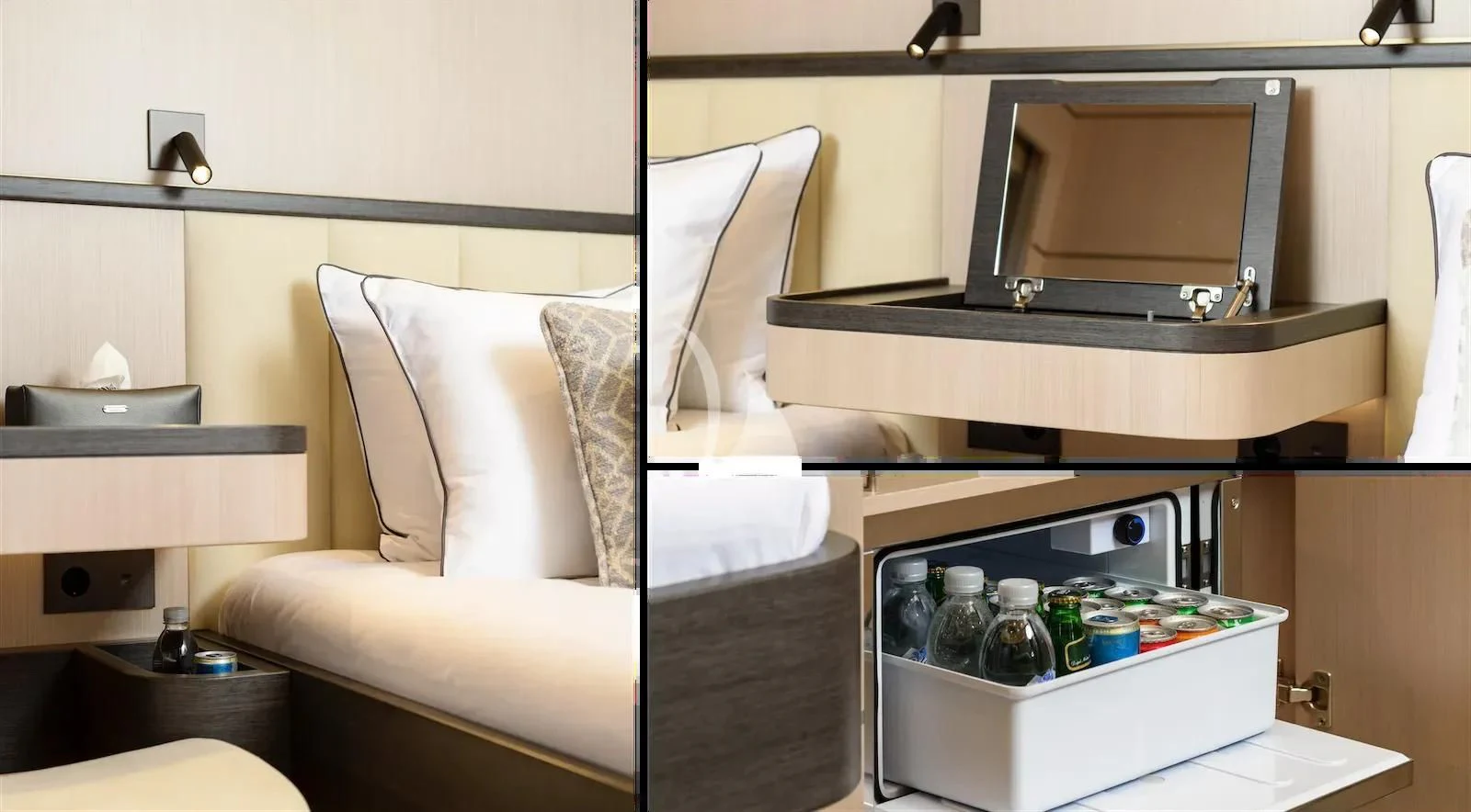 a room with a couch and a television aboard SALLYNA Yacht for Sale