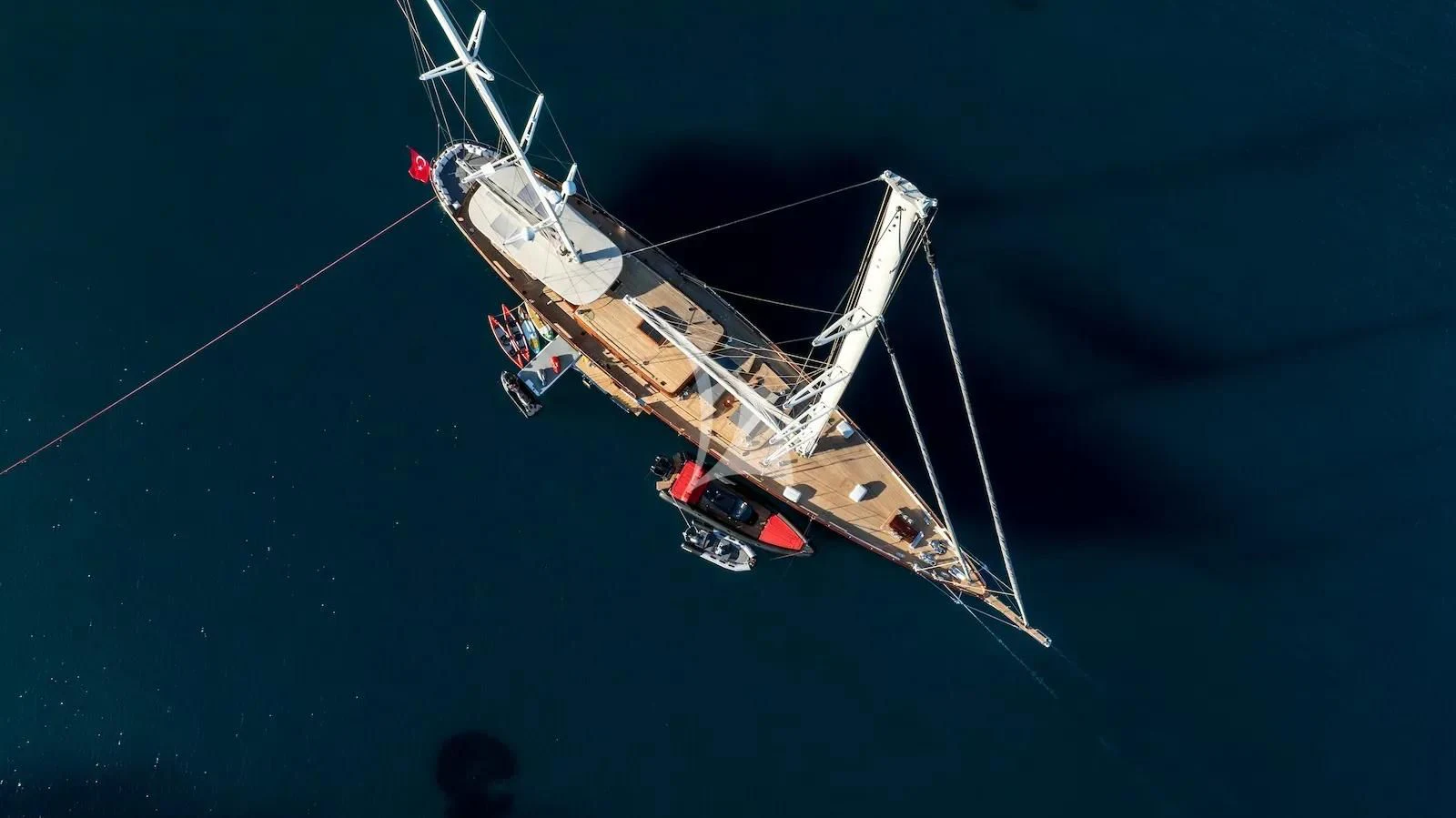 a boat in the water aboard SALLYNA Yacht for Sale