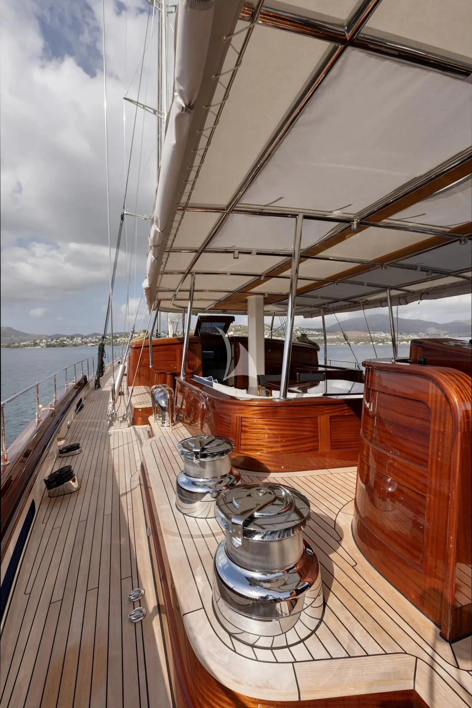 a boat on the water aboard SALLYNA Yacht for Sale