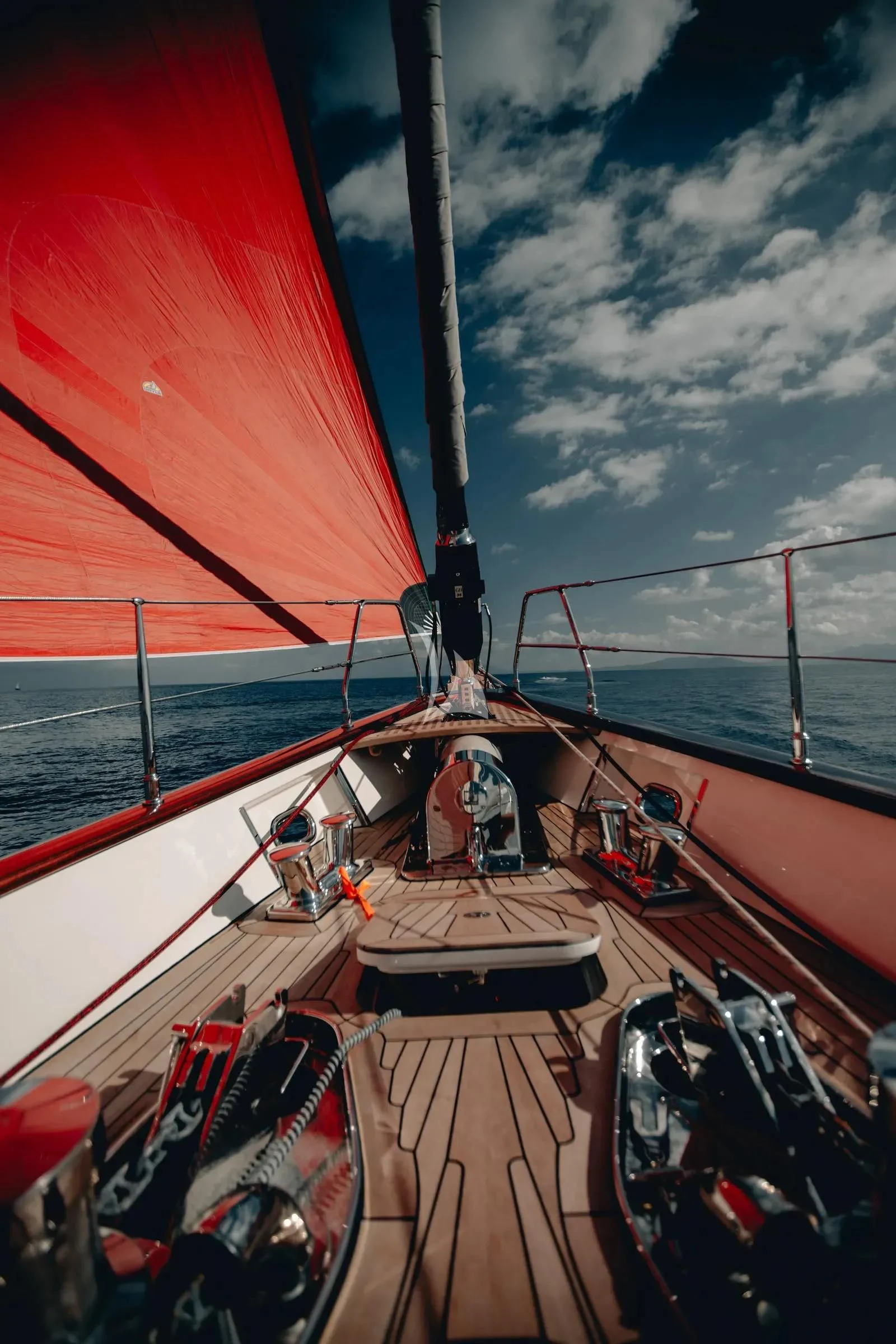 a boat on a body of water aboard SALLYNA Yacht for Sale