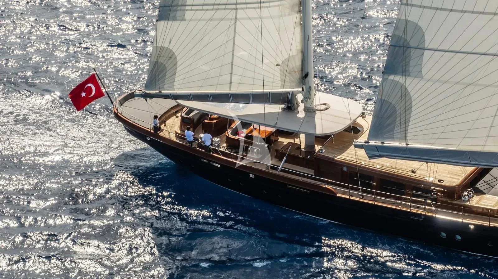 a boat on the water aboard SALLYNA Yacht for Sale