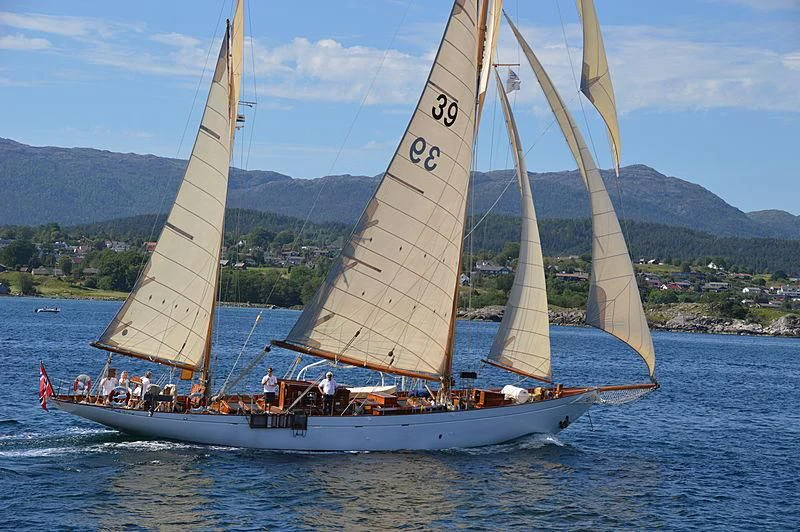 a sailboat on the water aboard EILEEN II Yacht for Sale