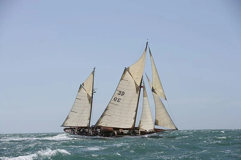 a sailboat on the water aboard EILEEN II Yacht for Sale