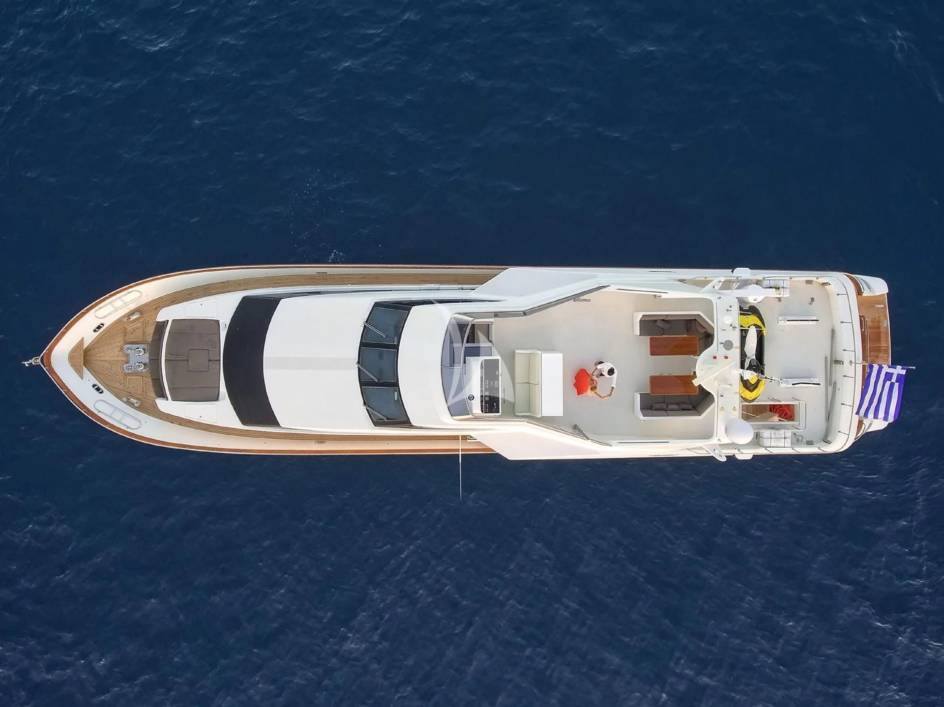 a boat on the water aboard MANTRA Yacht for Sale