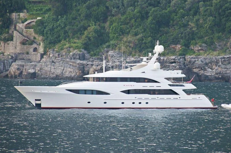 a boat on the water aboard AVALON Yacht for Sale