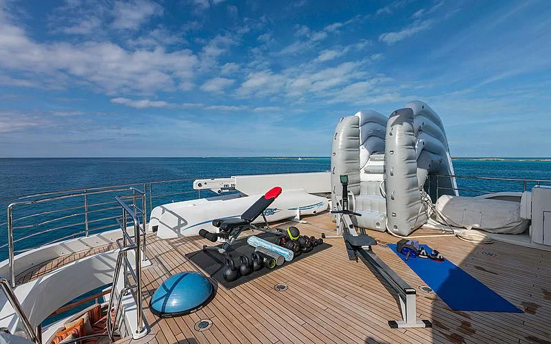 a boat on the water aboard AVALON Yacht for Sale