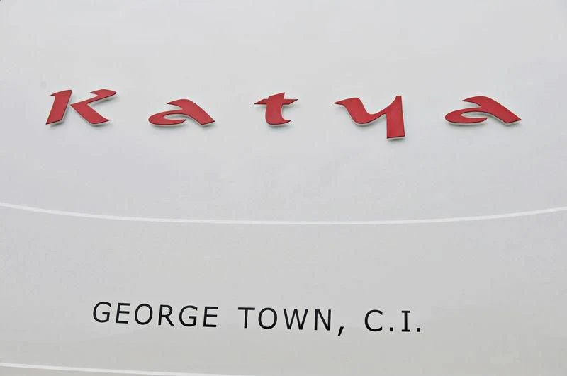 logo aboard AVALON Yacht for Sale