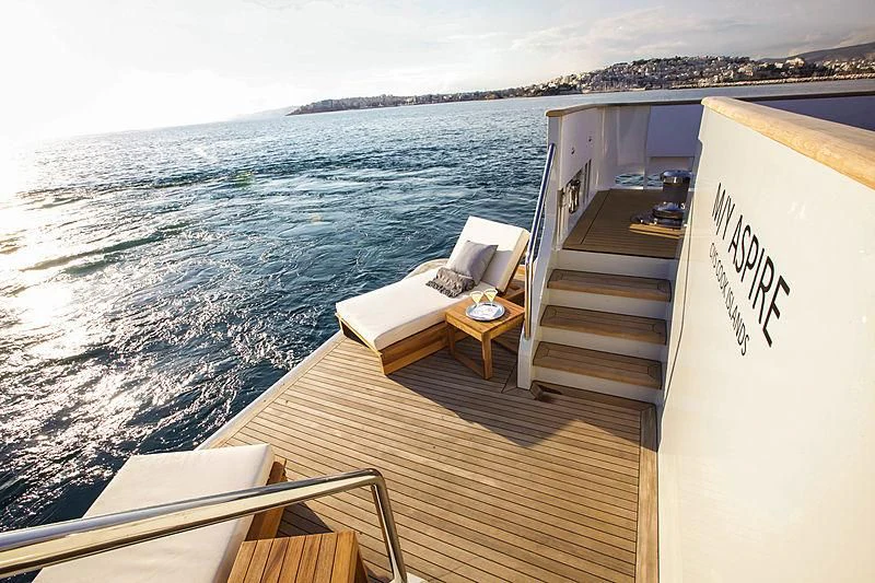 a boat on the water aboard MASQUENADA Yacht for Sale