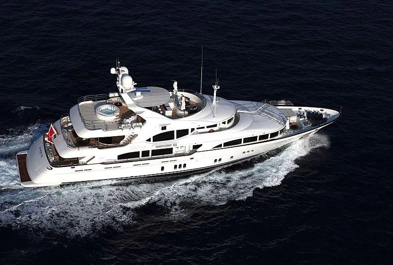 a boat on the water aboard EVERBLUE Yacht for Sale