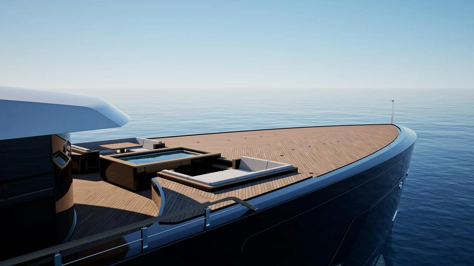 a boat on the water aboard LES CINQ Yacht for Sale
