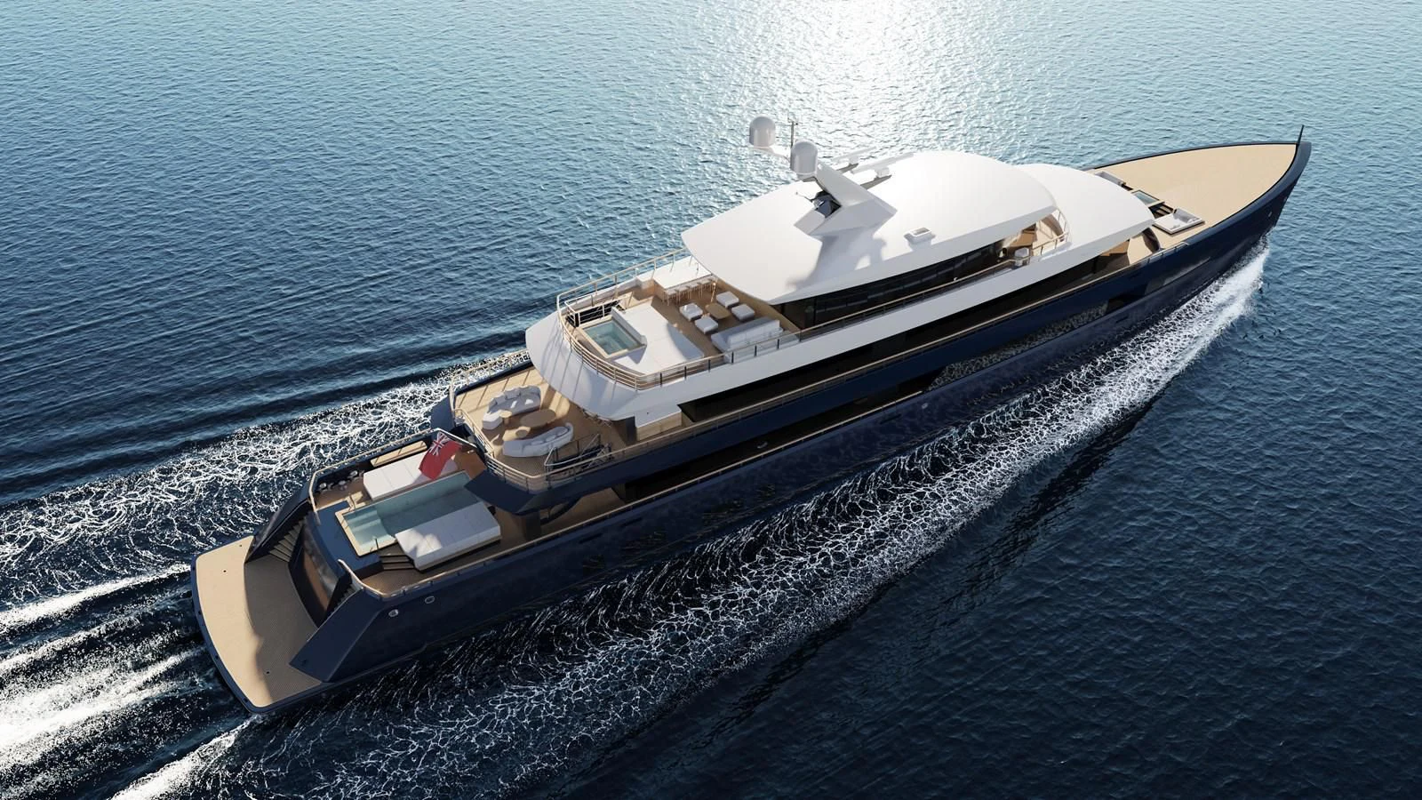 a boat on the water aboard LES CINQ Yacht for Sale