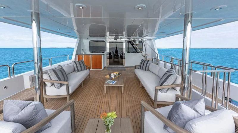 a boat on the water aboard SEA CLASS Yacht for Sale