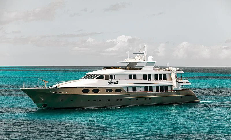 a boat in the water aboard SEA CLASS Yacht for Sale