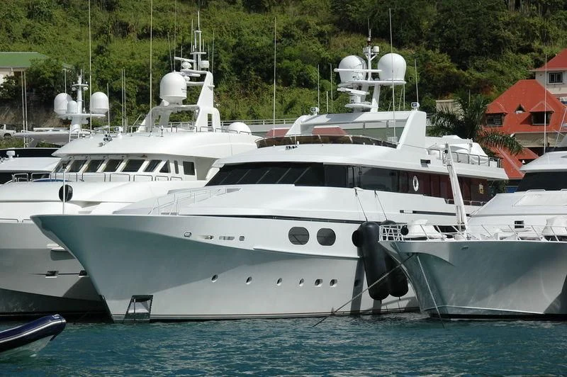a white yacht in the water aboard SEA CLASS Yacht for Sale