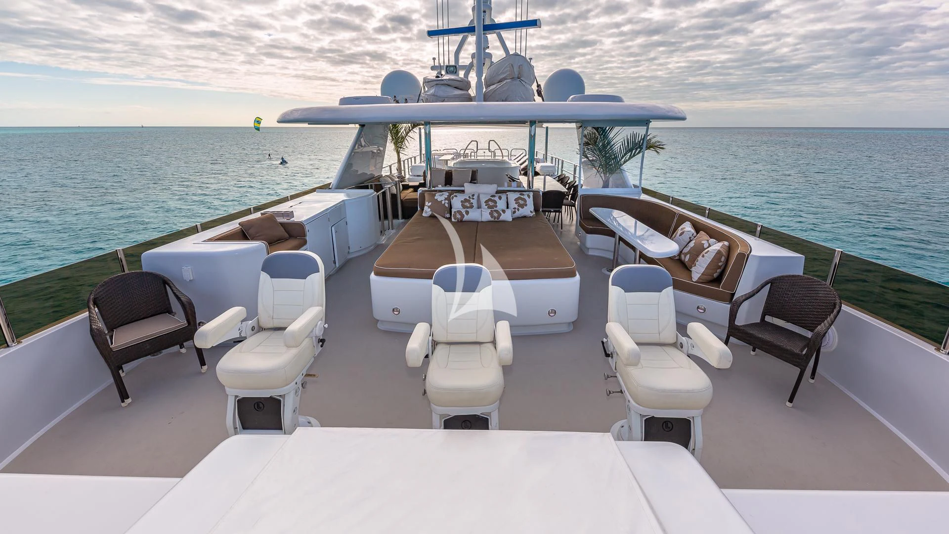 a boat on a boat aboard SEA CLASS Yacht for Sale