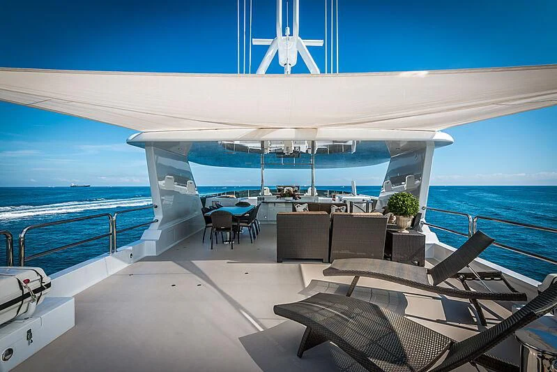 a boat on the water aboard SEA CLASS Yacht for Sale