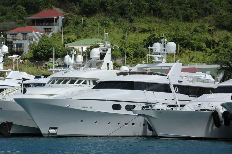 a boat parked on the water aboard SEA CLASS Yacht for Sale