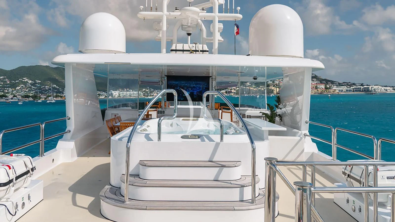 a boat on the water aboard SEA CLASS Yacht for Sale