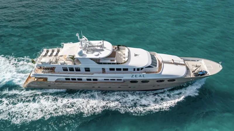 a boat on the water aboard SEA CLASS Yacht for Sale