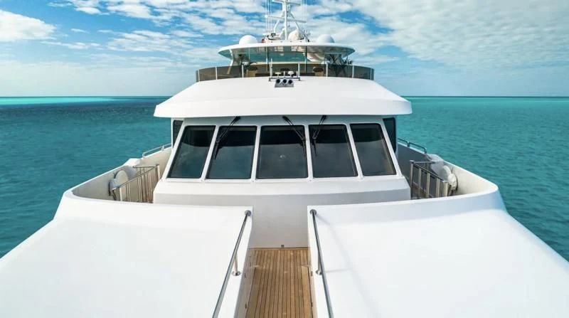 a boat on the water aboard SEA CLASS Yacht for Sale