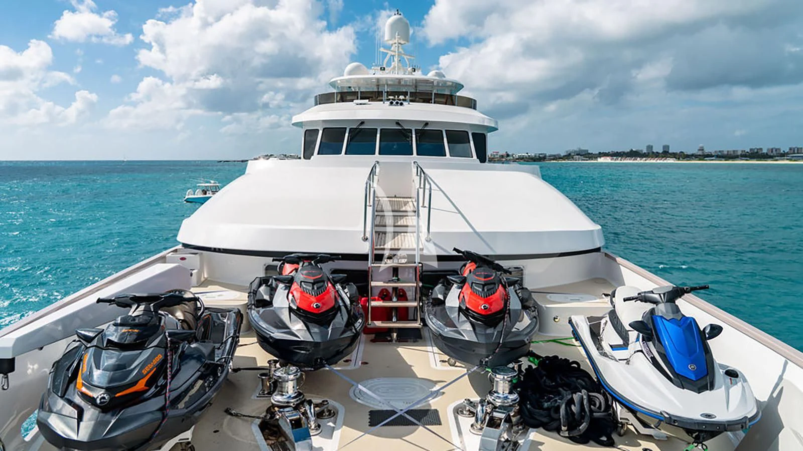 a boat on the water aboard SEA CLASS Yacht for Sale