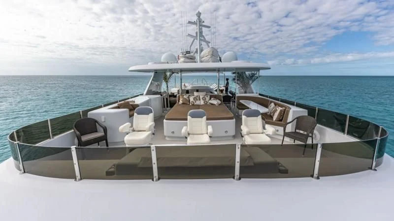 a boat on the water aboard SEA CLASS Yacht for Sale
