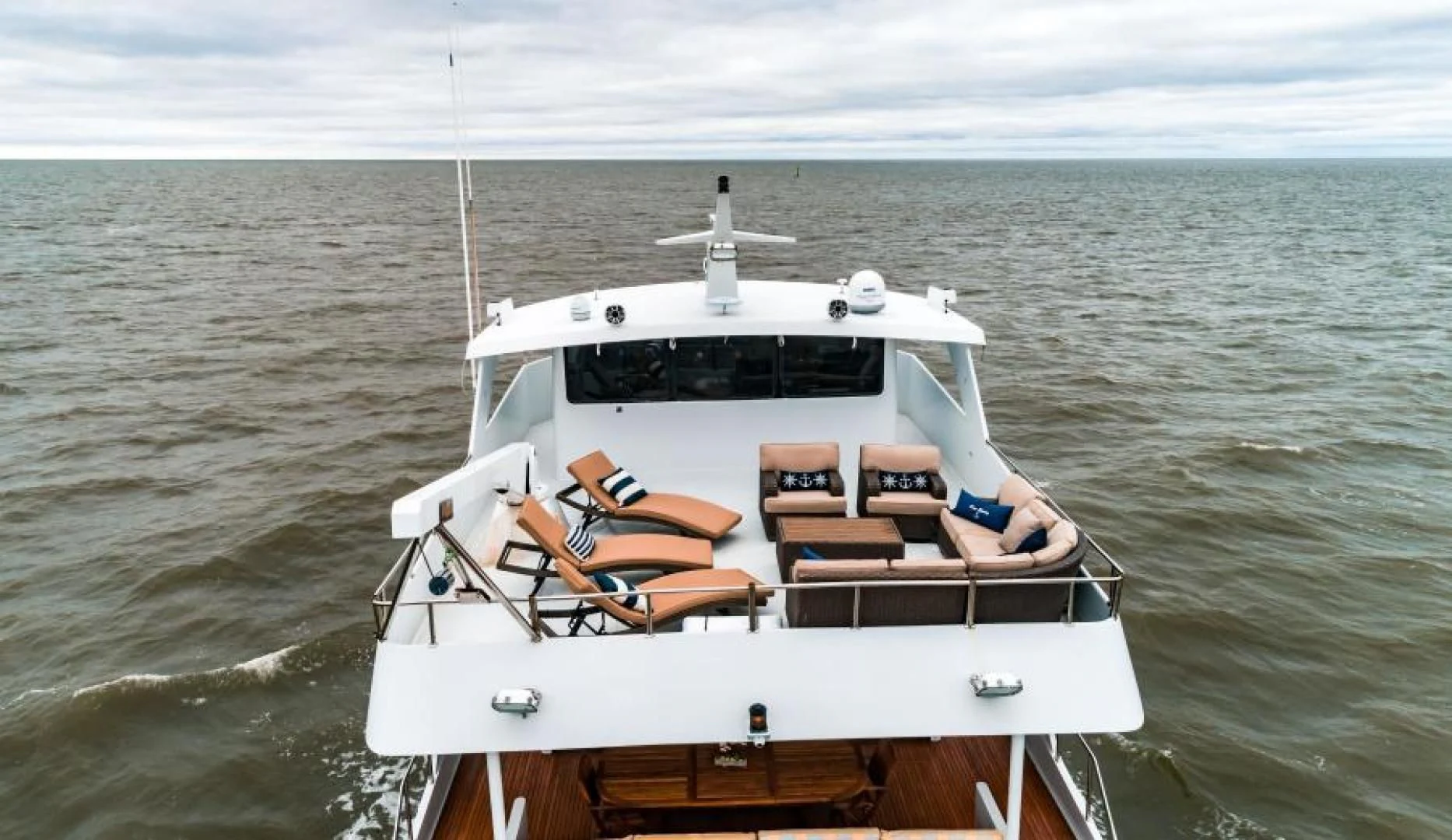a boat in the water aboard BUSINESS TRIP 2 Yacht for Sale