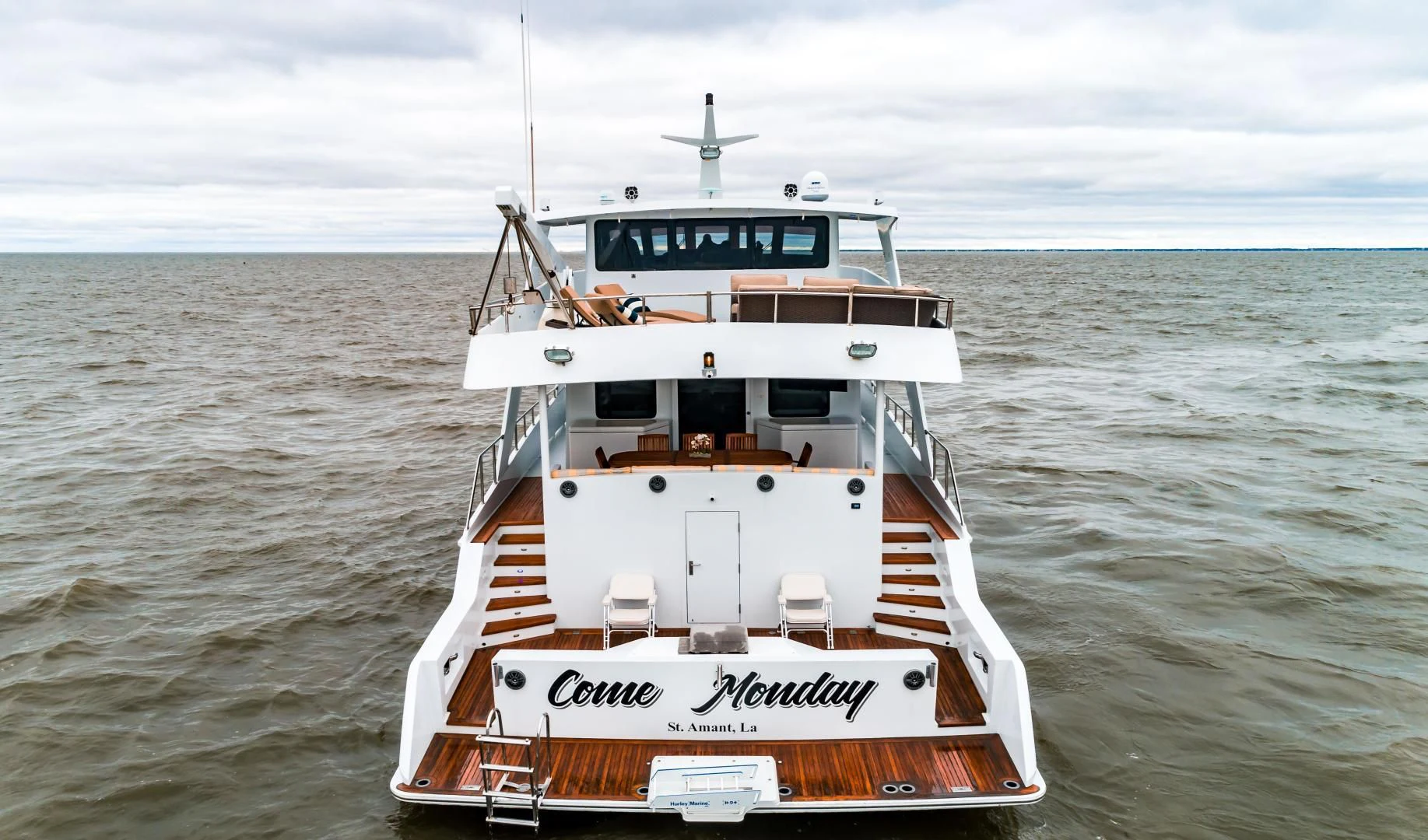 a boat in the water aboard BUSINESS TRIP 2 Yacht for Sale
