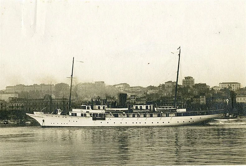 a boat on the water aboard ARGOSSY Yacht for Sale