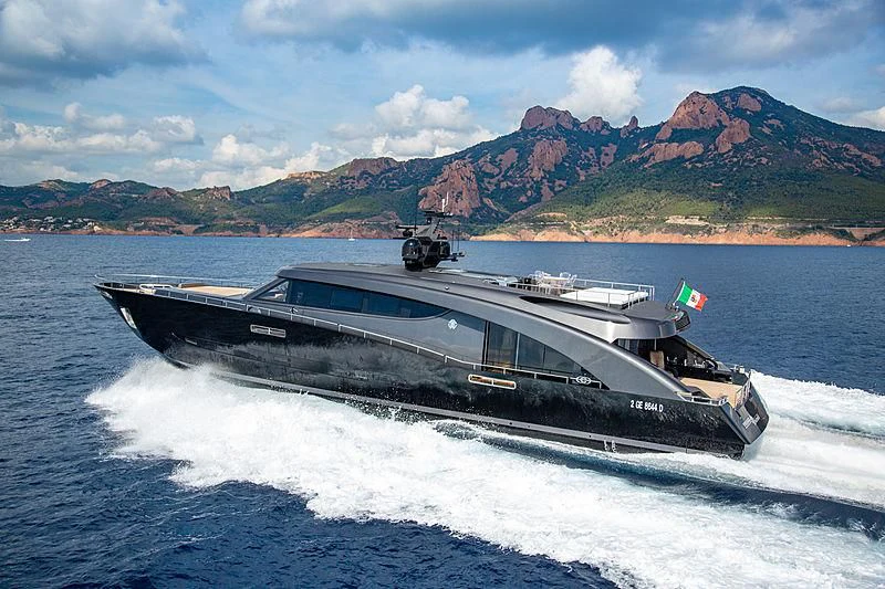 a boat on the water aboard FREEDOM Yacht for Sale