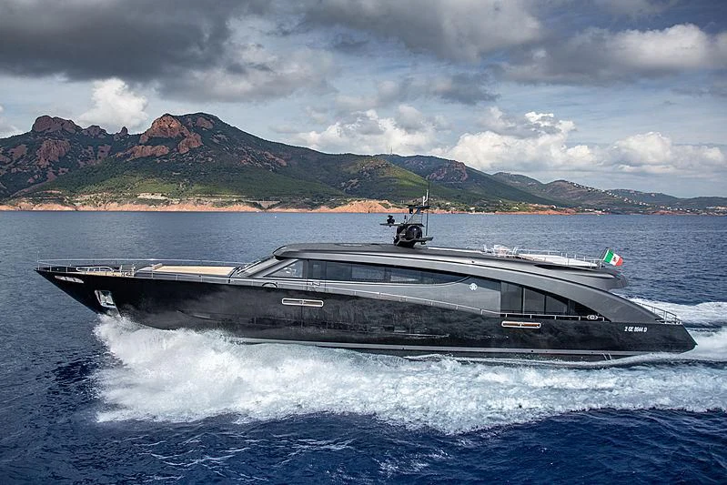 a boat on the water aboard FREEDOM Yacht for Sale