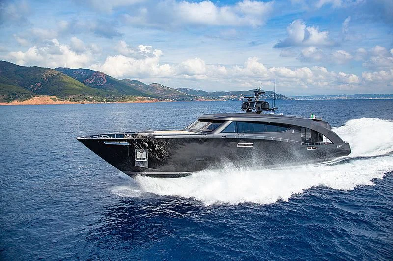 a boat on the water aboard FREEDOM Yacht for Sale