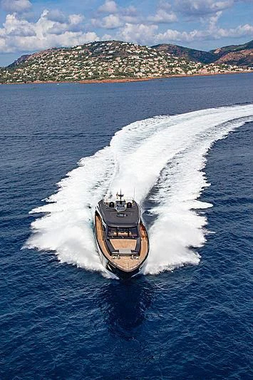 a boat on the water aboard FREEDOM Yacht for Sale