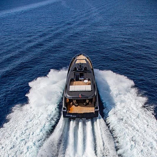 a boat in the water aboard FREEDOM Yacht for Sale