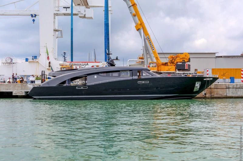 a boat in the water aboard FREEDOM Yacht for Sale