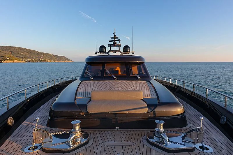 a boat on a body of water aboard FREEDOM Yacht for Sale