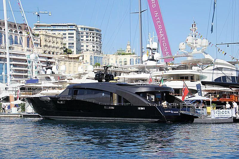 a boat in the water aboard FREEDOM Yacht for Sale