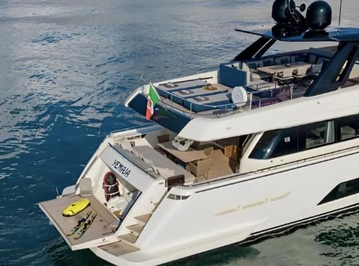 a boat on the water aboard YEMAJA Yacht for Sale