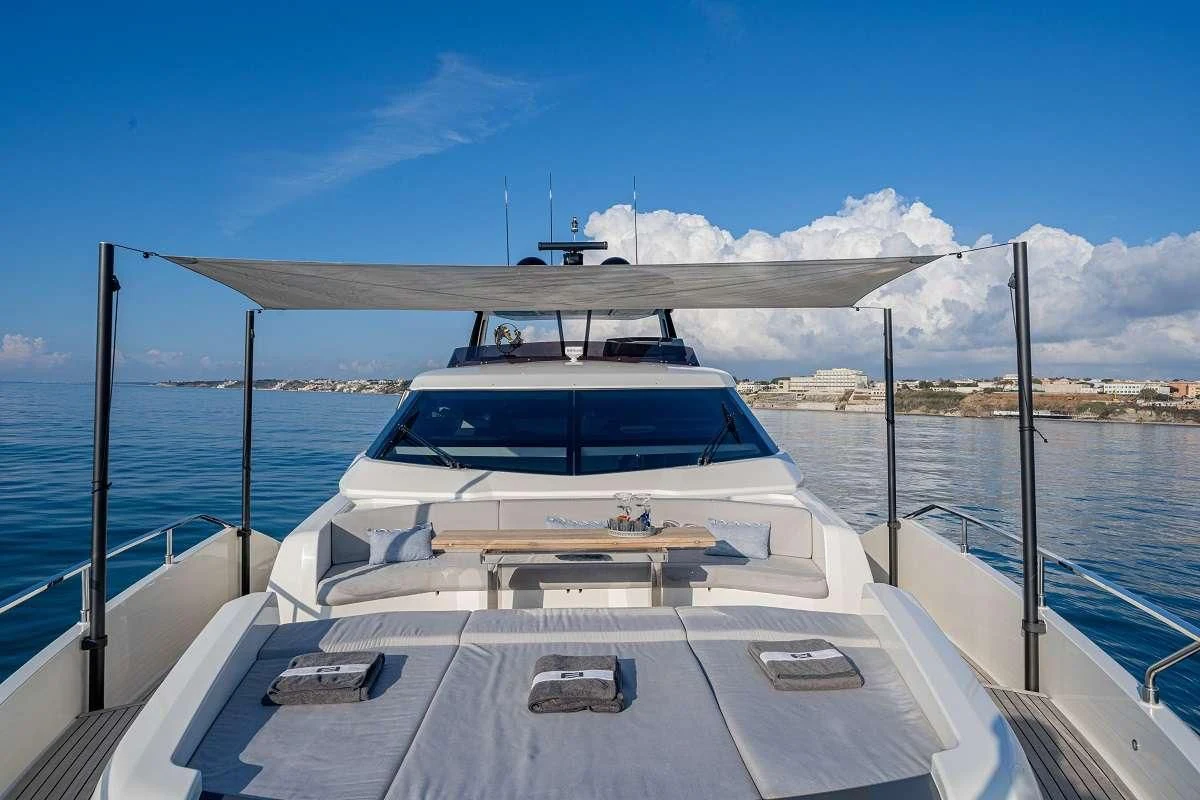 a boat on a body of water aboard YEMAJA Yacht for Sale