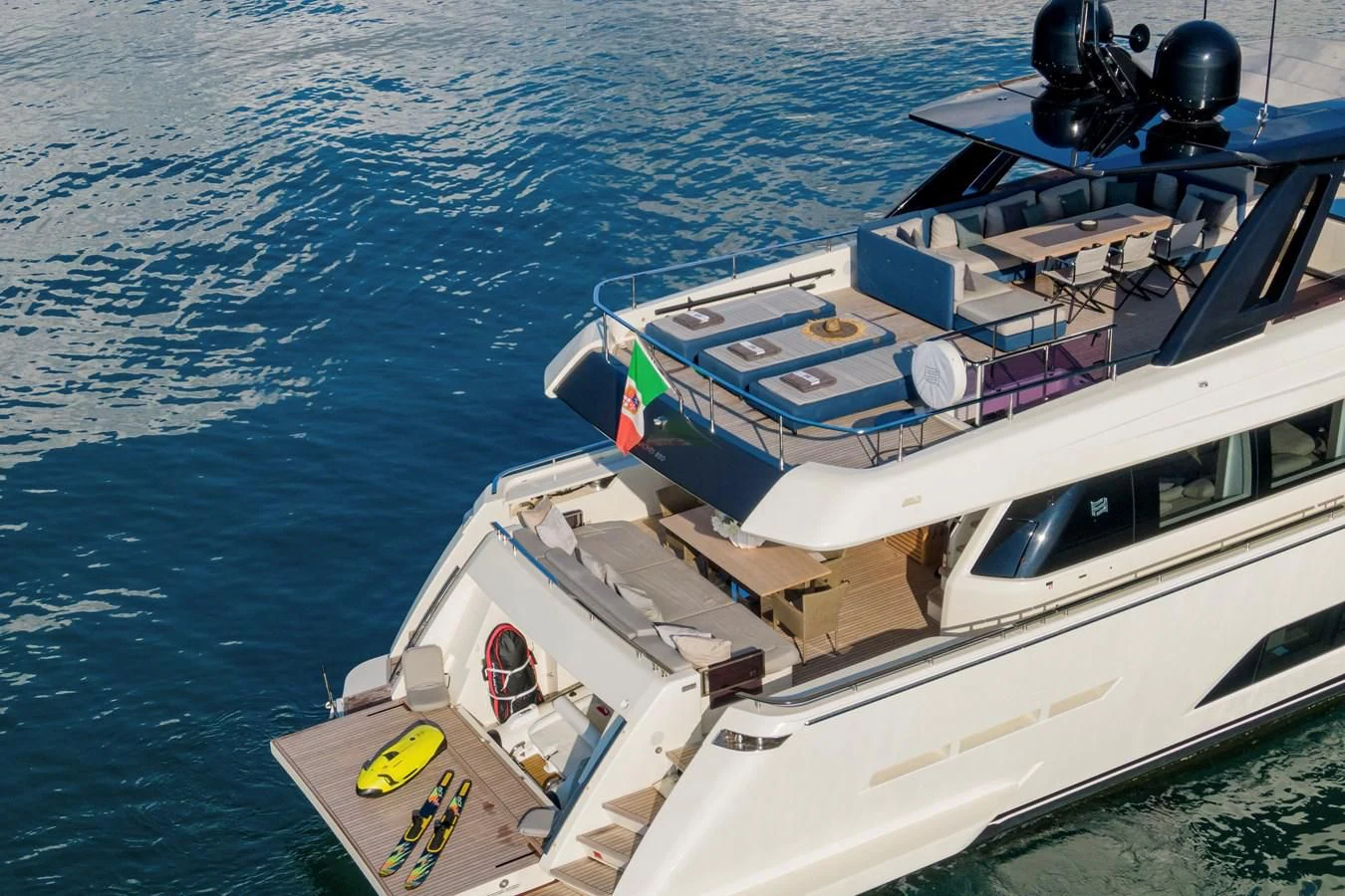 a boat on the water aboard YEMAJA Yacht for Sale