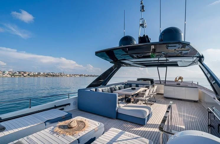 a boat on the water aboard YEMAJA Yacht for Sale