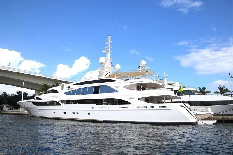 a white yacht in the water aboard SORRENTO Yacht for Sale
