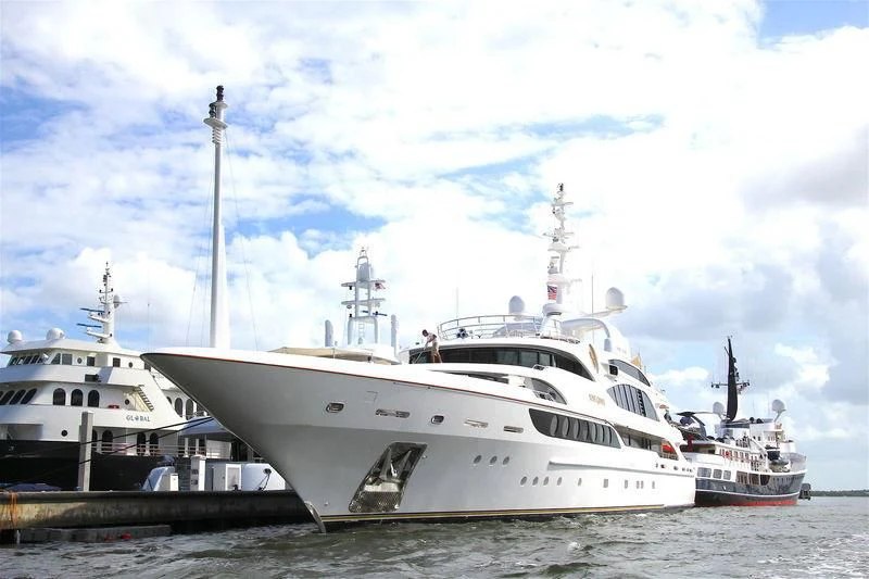 a group of boats on the water aboard SORRENTO Yacht for Sale