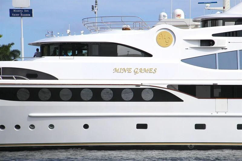 a white yacht on the water aboard SORRENTO Yacht for Sale