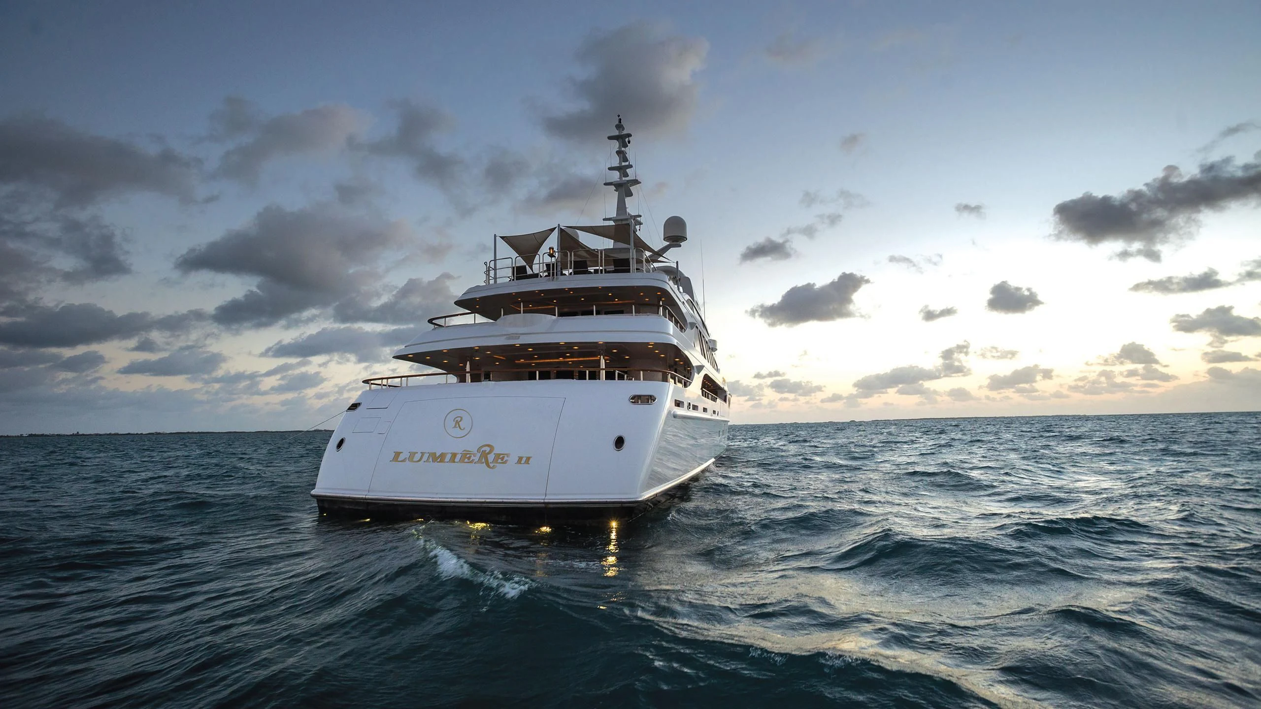 a ship in the water aboard SORRENTO Yacht for Sale
