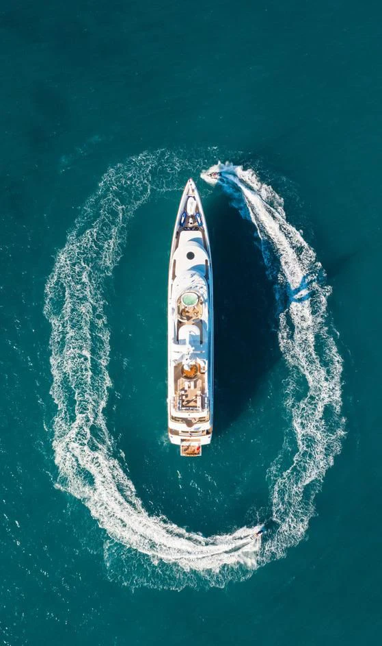 a boat in the water aboard SORRENTO Yacht for Sale
