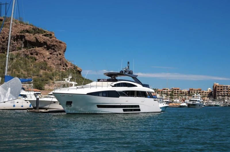 a group of boats in the water aboard SEDA Yacht for Sale