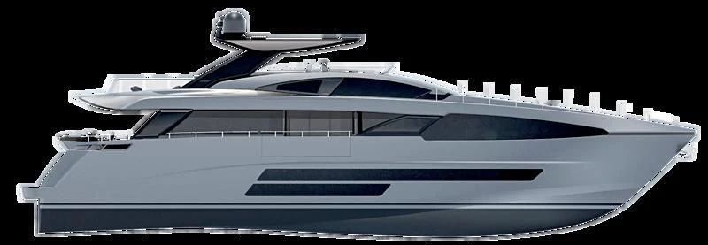 a close-up of a white car aboard SEDA Yacht for Sale